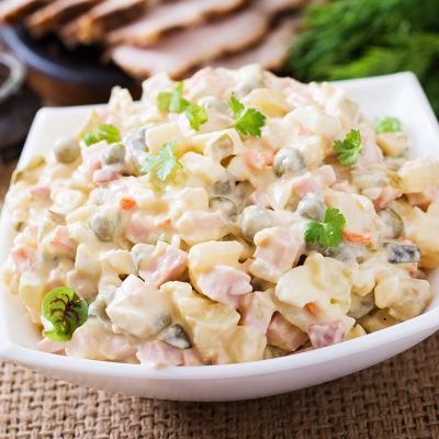 Healthy Protein Cold Salads Buffet